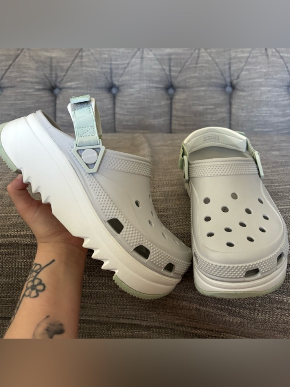 Crocs Hiker Xscape Clog Atmosphere Size 7 | Like New | Chunky Platform